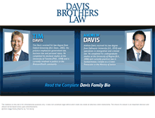 Tablet Screenshot of davisbrotherslaw.com